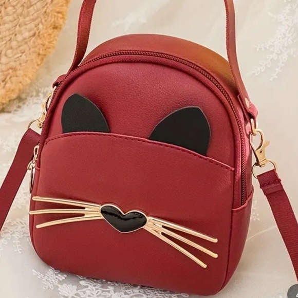 New mini Cute Cartoon Cat Backpack - Picture 2 of 3